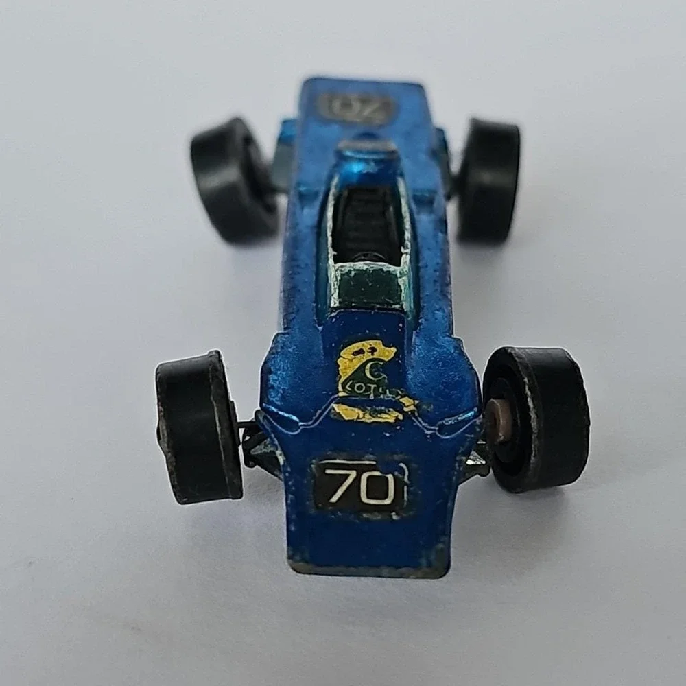 1969 Hot Wheels Lotus Turbine Blue‎ Spectraflame Redline Hong Kong 70 Vintage